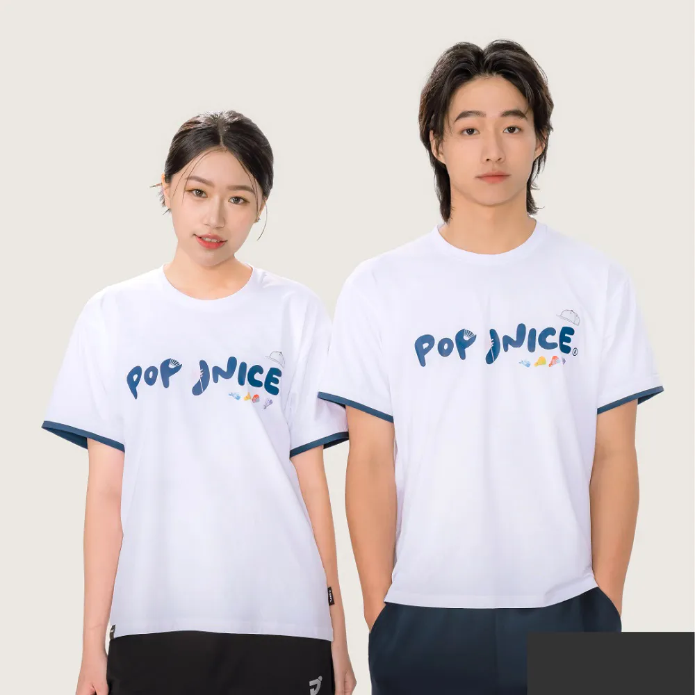 【JNICE 久奈司】運動訓練短TEE 中性版型 T-shirt T恤 排汗衣 運動服-POP(中性版型)