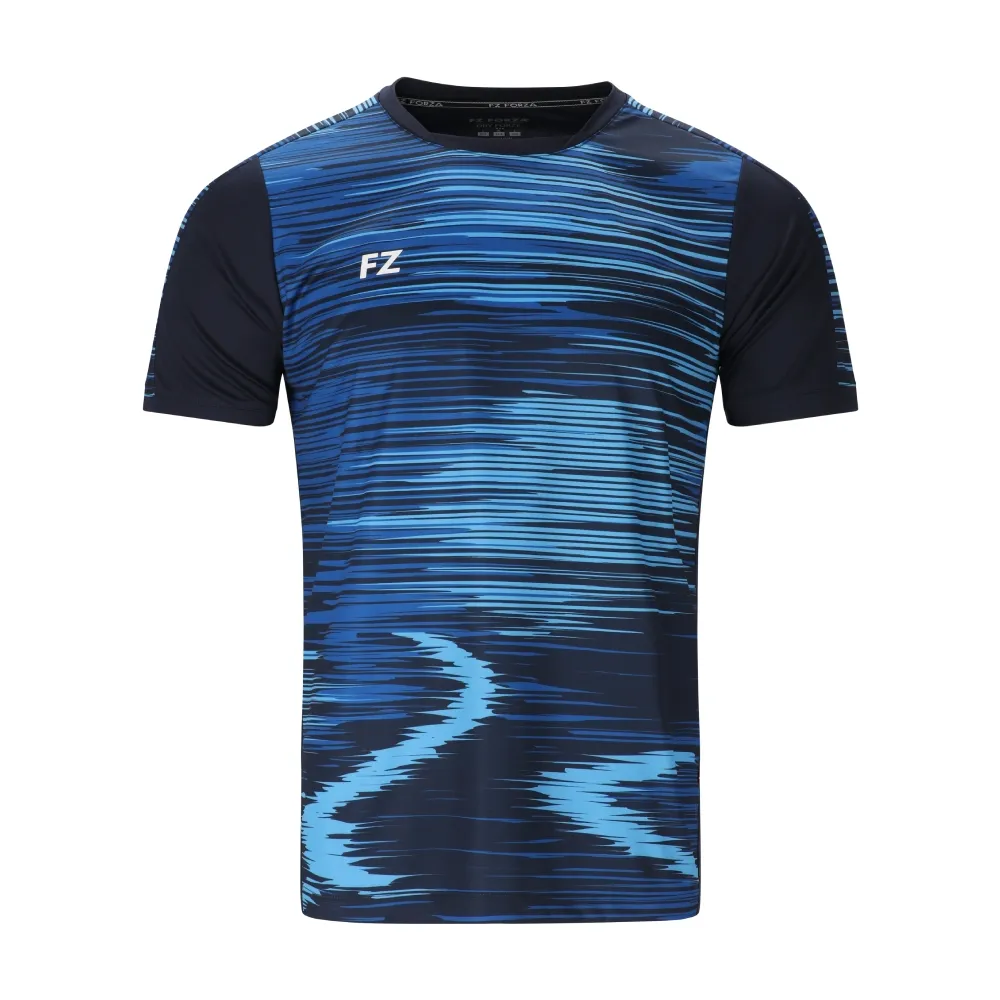 【FZ FORZA】運動休閒上衣 T-Shirt 中性款 (FZ_T-CL2605M B 海軍藍)