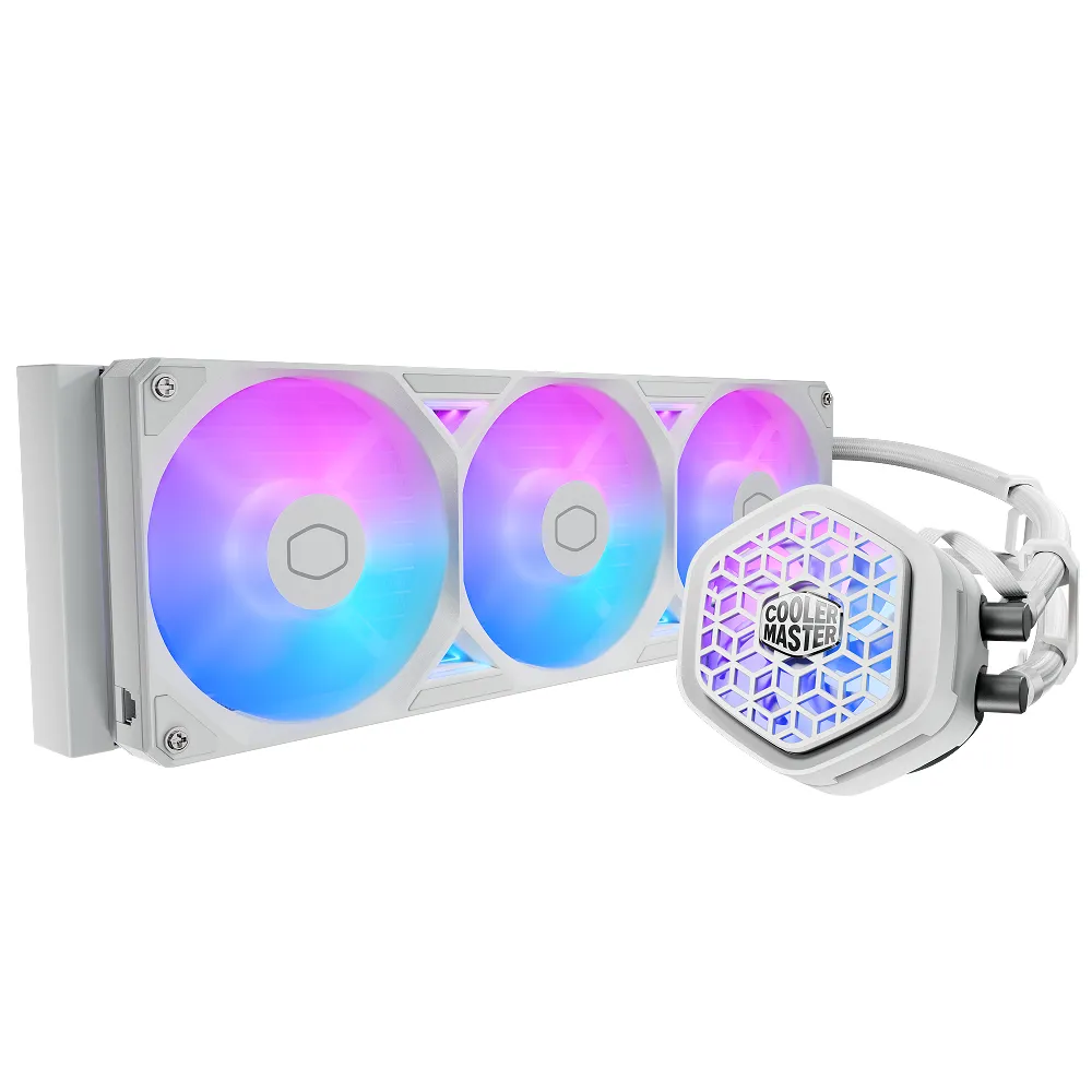 【Cooler Master 酷碼】MasterLiquid 360 Atmos II VRM Fan ARGB 白色(ATMOS II VRM)