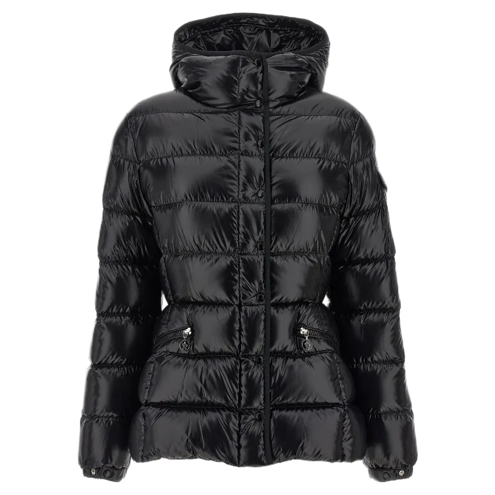 【MONCLER】女款 BARANTE 連帽羽絨外套-黑色(0號USA-XS、1號USA-S、2號USA-M、3號USA-L)