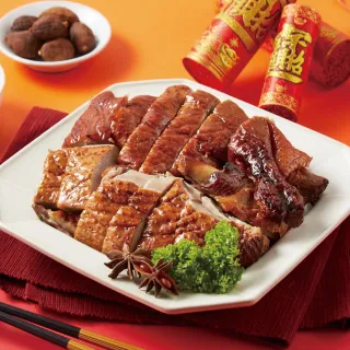 【礁溪長榮鳳凰酒店】鳳凰冰梅醬燒鴨-640g(固形物500g/年菜/賞星鮮嚴選/美食激殺預購任選3件出貨)