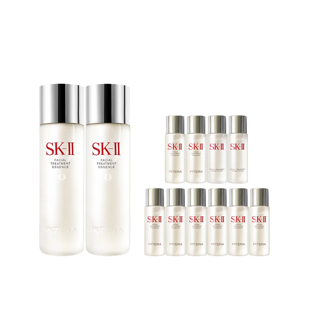 【SK-II】官方直營 雙11限定 青春露230ml禮盒雙入組(緊緻/透亮/臉部保養/臉部保養)
