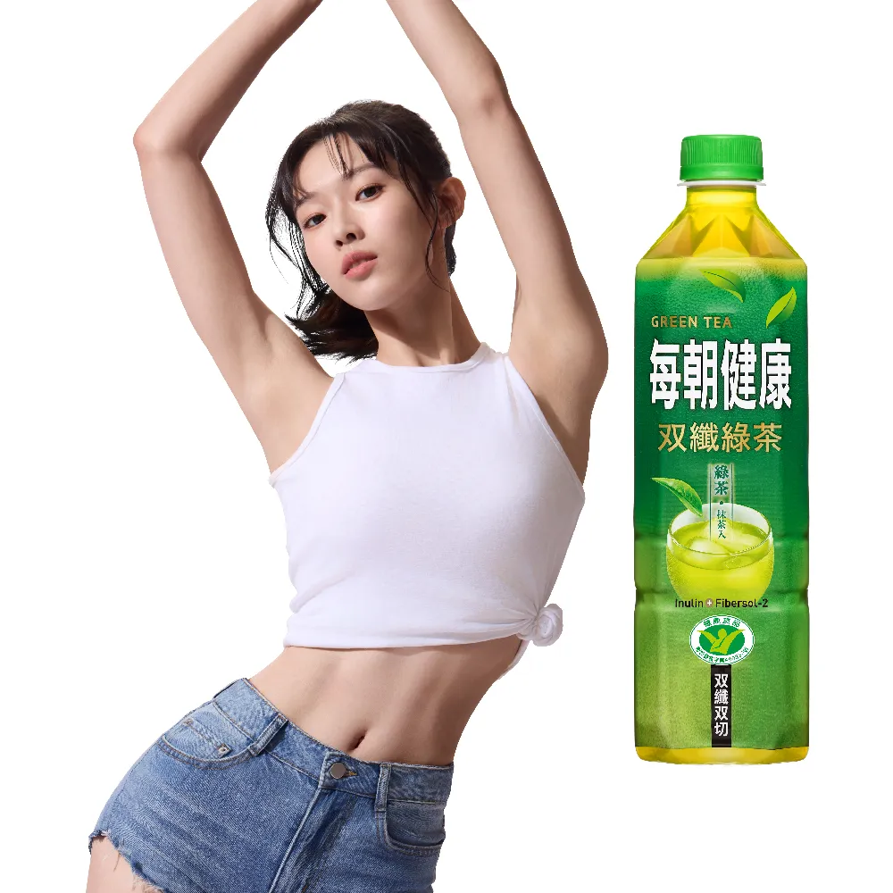 【每朝健康】雙纖綠茶650mlx24入/箱(官方直營)
