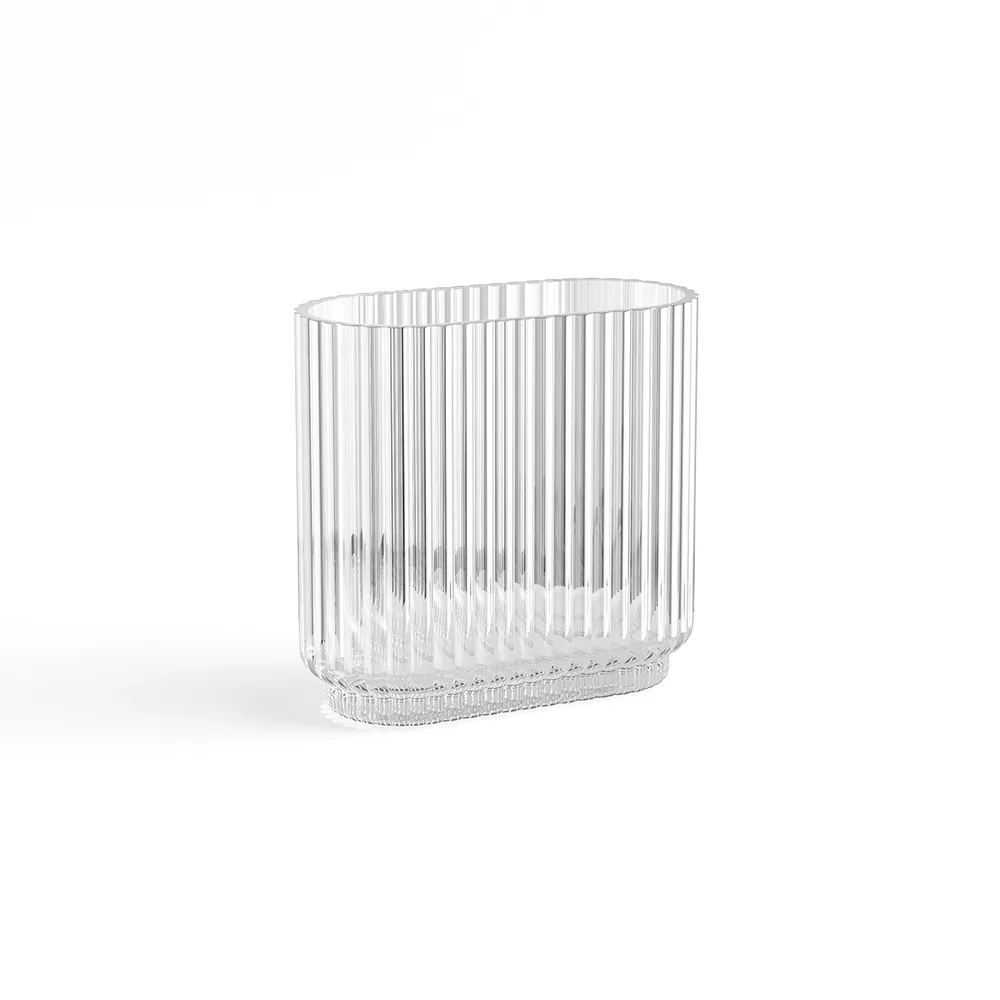 【Georg Jensen 喬治傑生】BERNADOTTE 橢圓花瓶(玻璃)