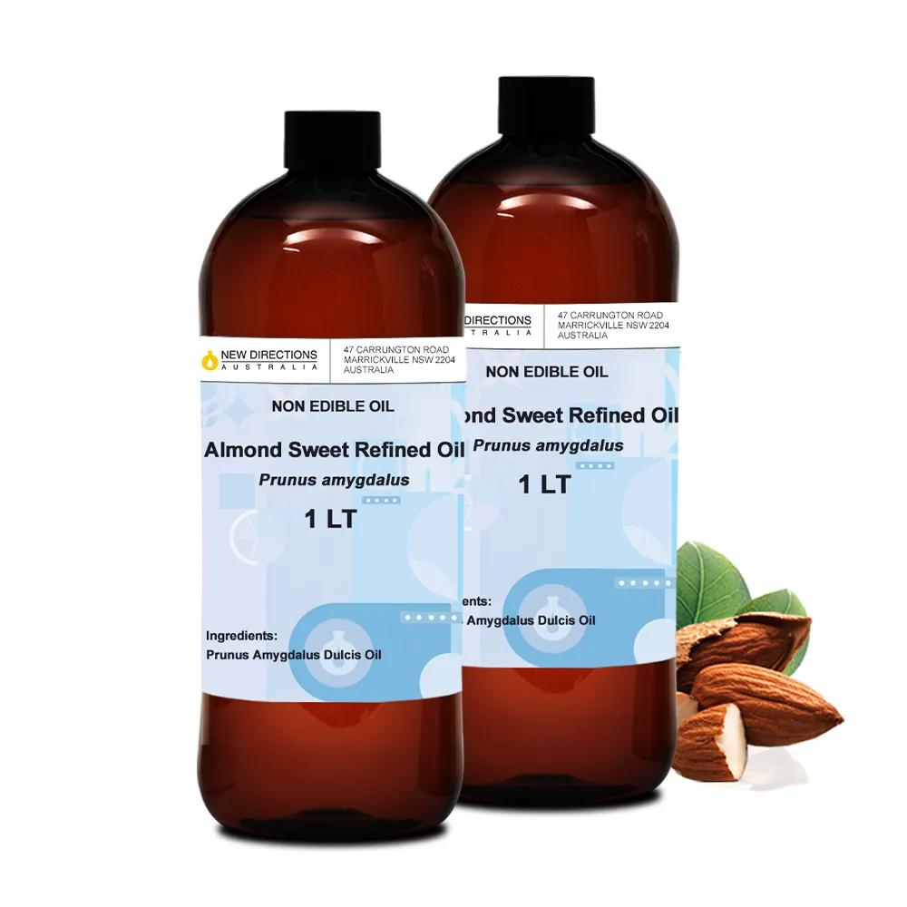 【NEW DIRECTIONS】甜杏仁油1000ml-2入(澳洲原裝進口-新方向按摩油保濕油基礎油基底油)
