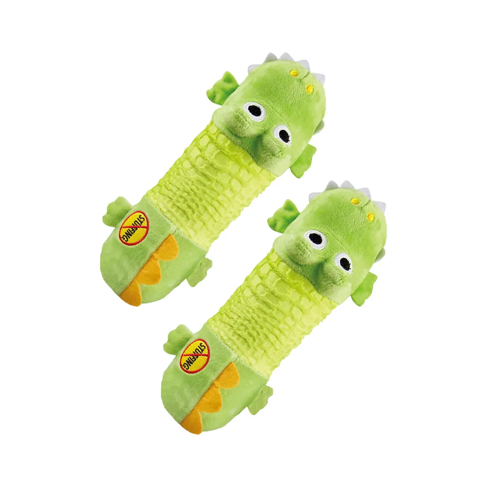 【Petstages】631 嗶波鱷魚 2入組(有別傳統填充玩具的創新設計)