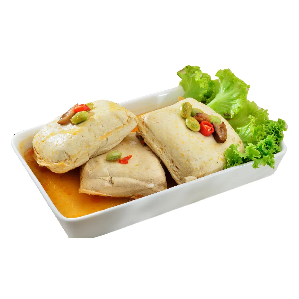 【南門市場老林記】招牌清蒸臭豆腐5盒組(每盒4片600g共20片全素 南門市場 素食)