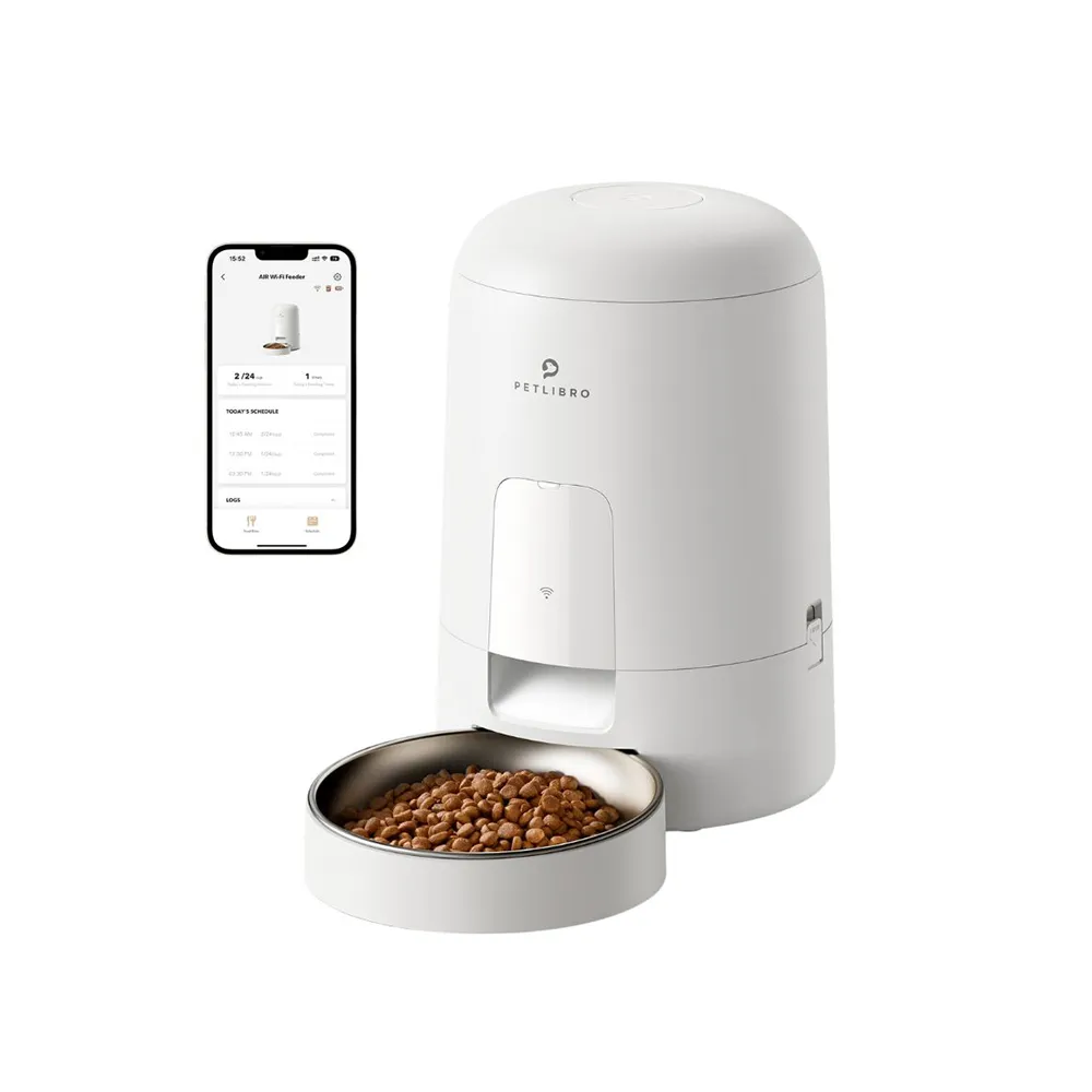【PETLIBRO】Air餵食器2L-連線版 黑白2色(小寵適用 多重密封 淺盤 定時定量 台灣總代理)