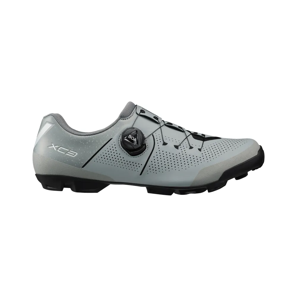 【SHIMANO】XC302 登山車鞋 動力鞋楦 寬版 冰灰色