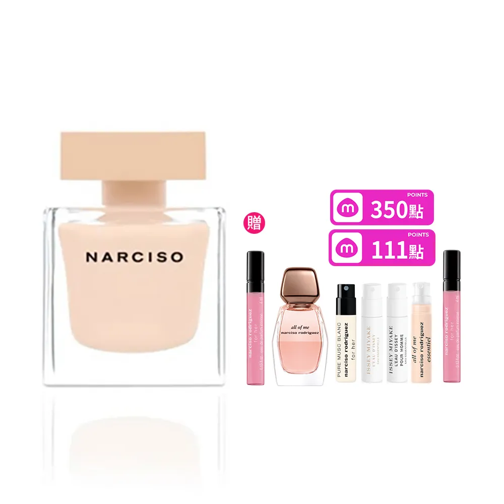 【NARCISO RODRIGUEZ】官方直營 裸時尚粉淡香精 90ml(木質花香調)