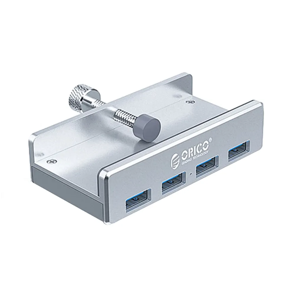 【吉米3C】ORICO USB3.0 HUB 4埠集線器 背夾卡扣式 辦公設備(配置1m USB-A數據線)