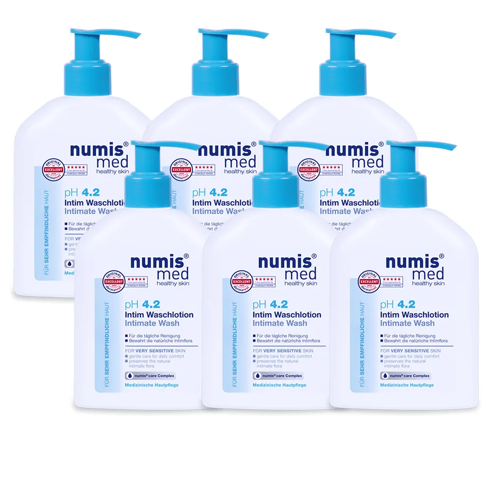 【Numis med 樂美思】pH4.2私密處潔膚露200mlx6入
