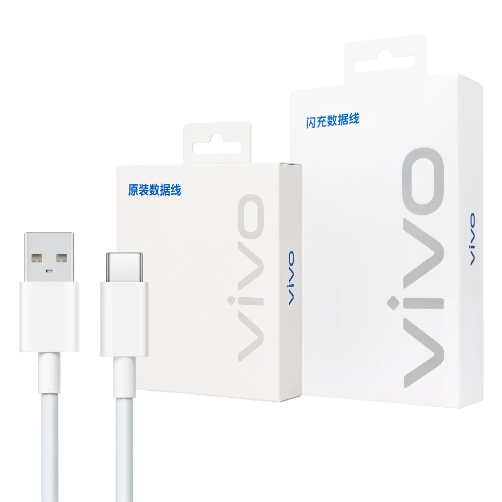 【vivo】6A 原廠盒裝 Type C 閃充充電線_120W(20V/6A) Max