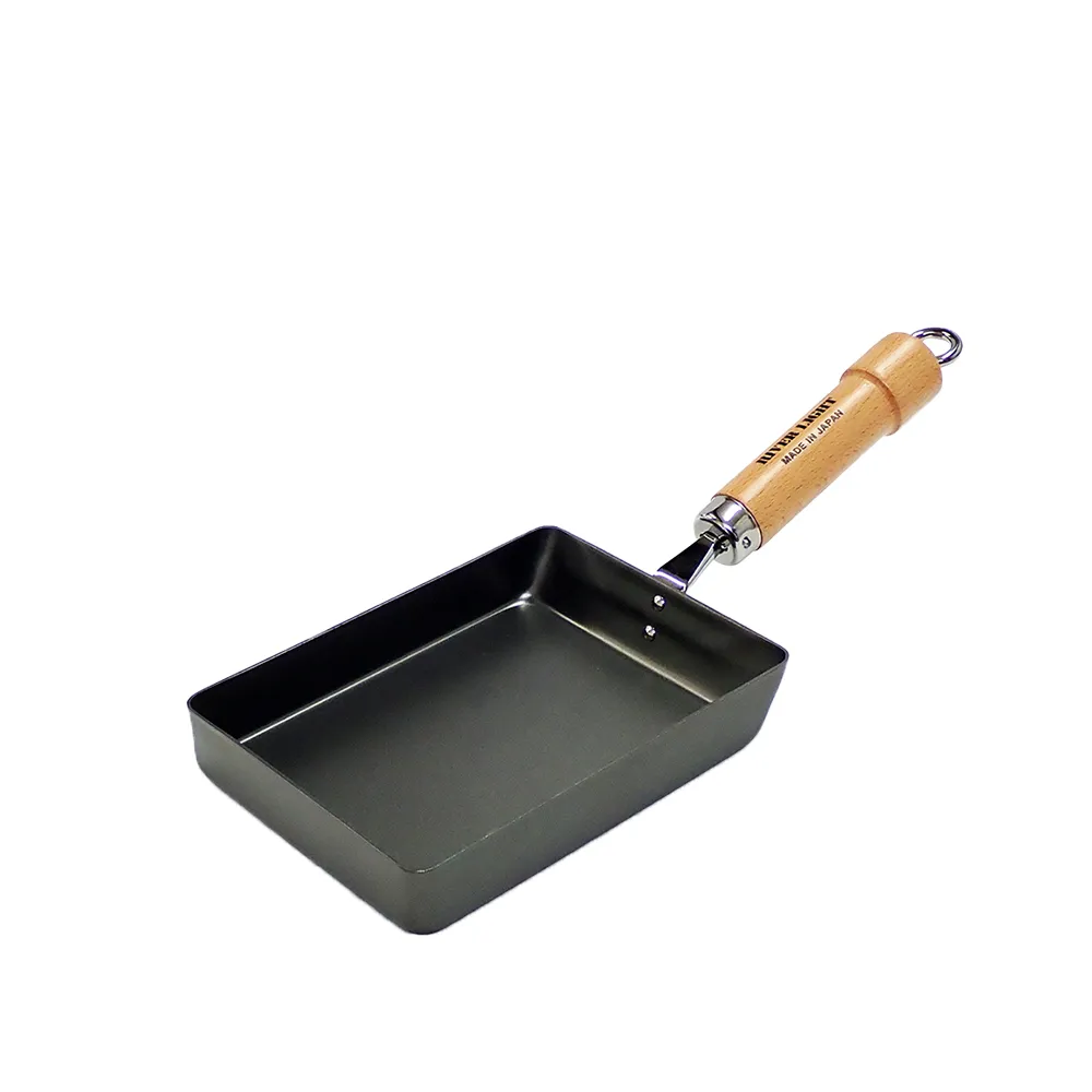 【PREMIUM 極】RIVER LIGHT日本製窒化鐵玉子燒調理鍋18x13cm 小型(不易生鏽無塗層極鐵鍋)