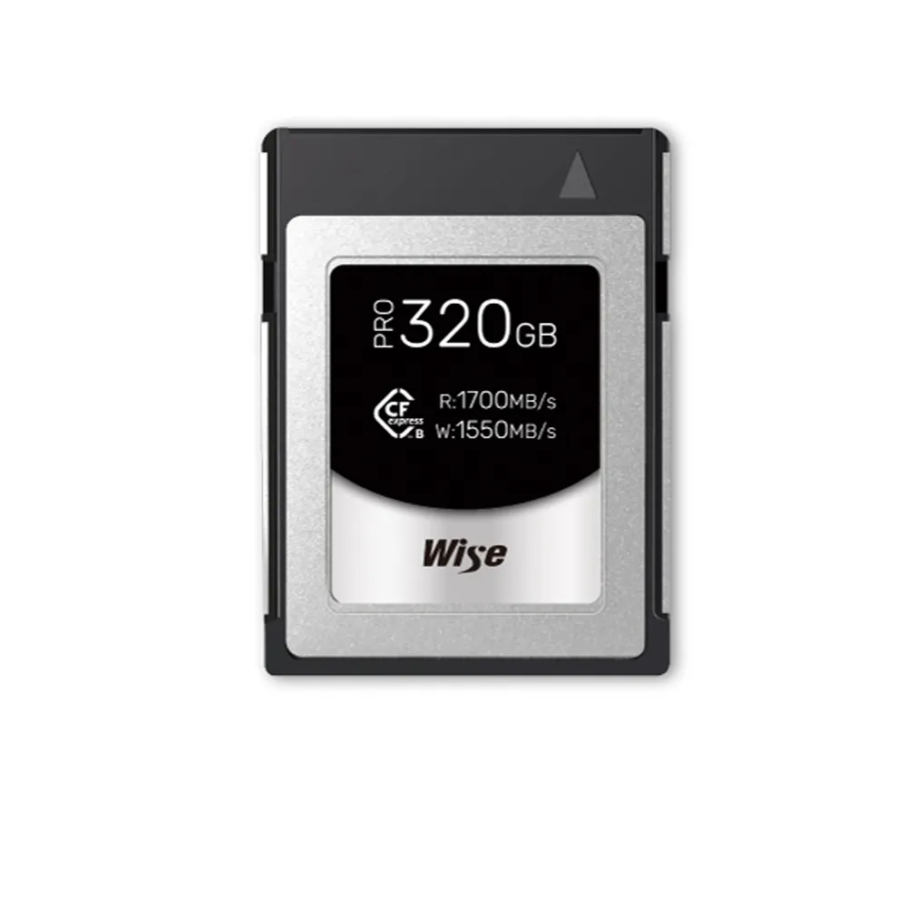 【Wise 裕拓】320GB CFexpress Type B PRO 高速記憶卡(公司貨)