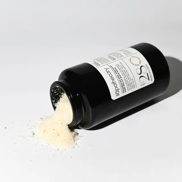 【ilapothecary】紫晶鎂夢浴鹽囤貨組(浴鹽400g+補充包400g+旅行包40gx2+木柄不銹鋼鍍鈦挖勺)