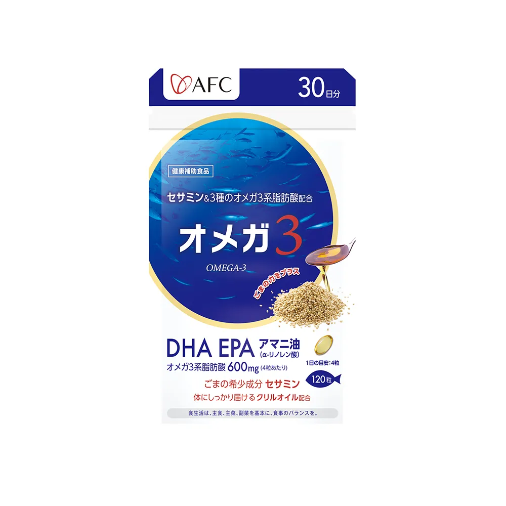 【AFC】Omega-3魚油 120粒/包(日本原裝)