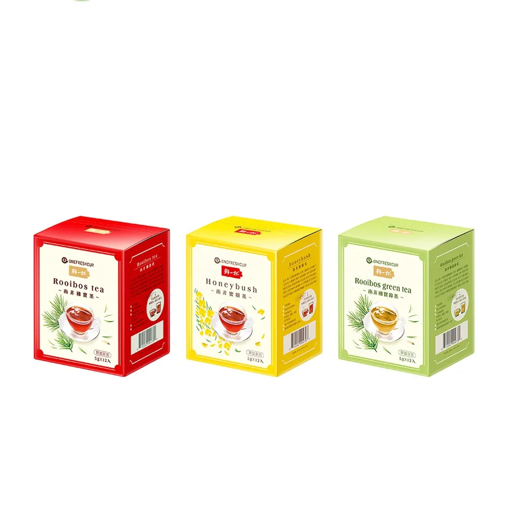 【鮮一杯】南非國寶茶5g*12包*5盒(國寶茶/綠國寶茶/蜜樹茶 3種口味任選)