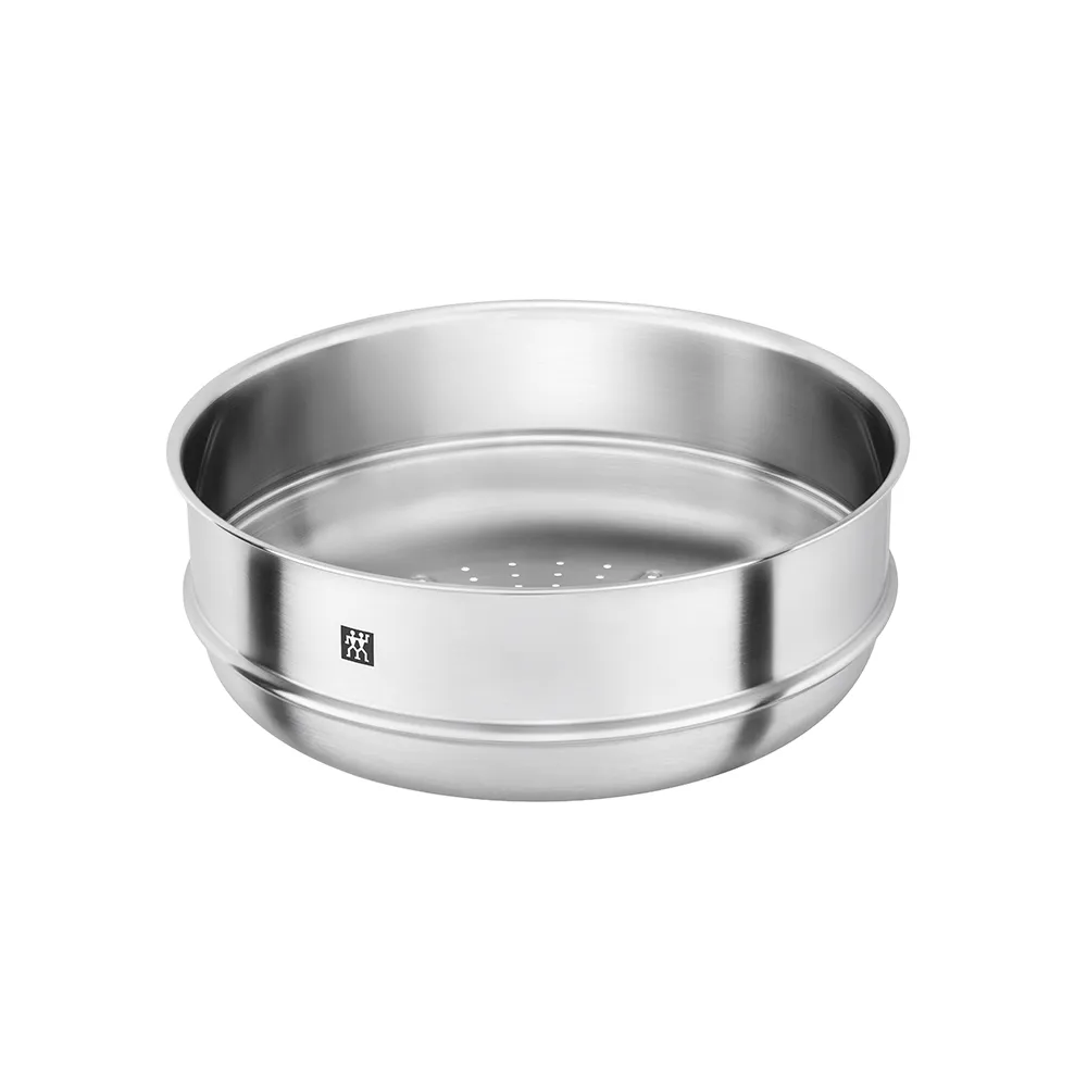 【ZWILLING 德國雙人】SILVER 銀光系列不鏽鋼蒸籠/蒸盤24cm(德國雙人牌集團官方直營)