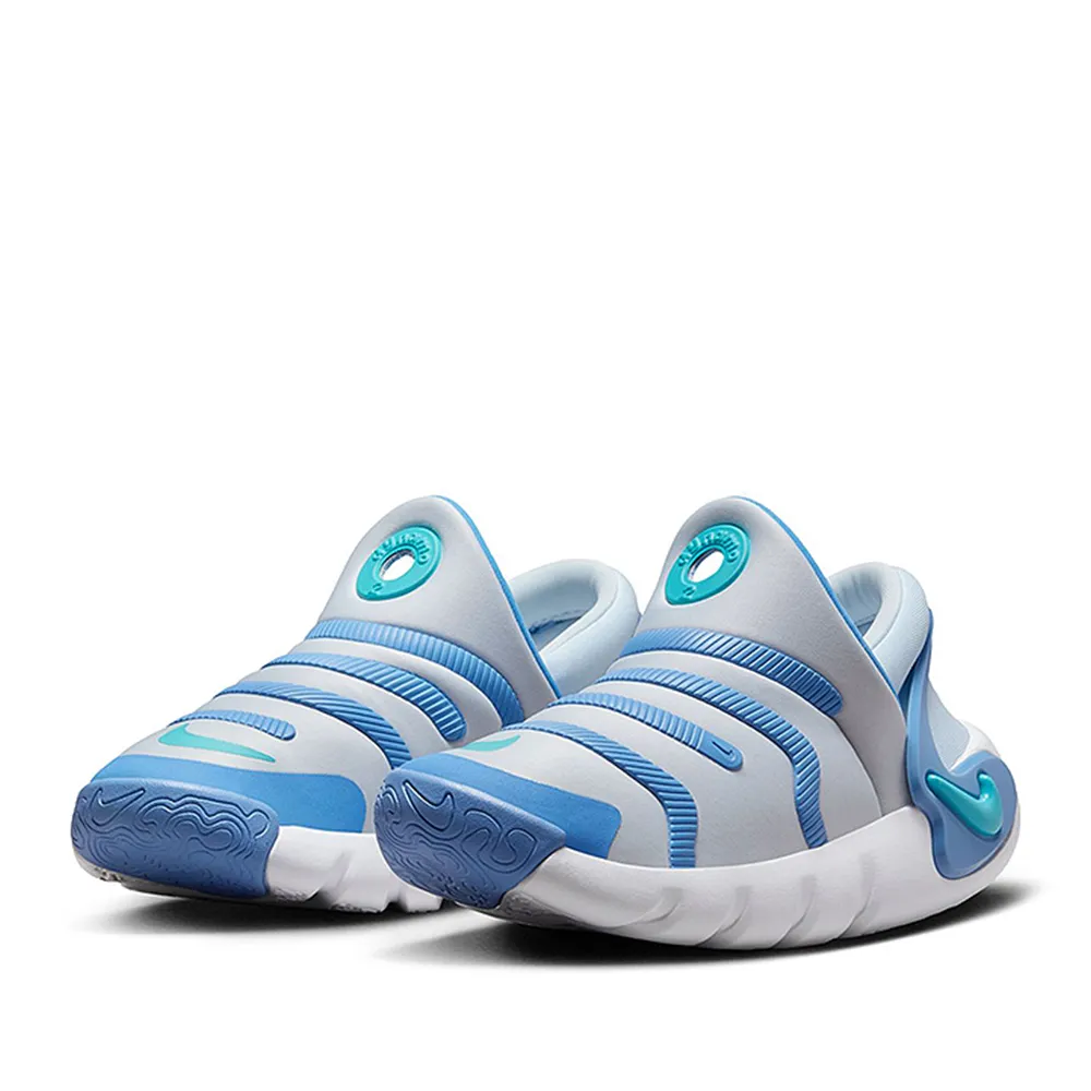 【NIKE 耐吉】運動鞋 童鞋 中小童 毛毛蟲鞋 套腳式 DYNAMO 2 EASYON PS 灰藍 FD0553-004