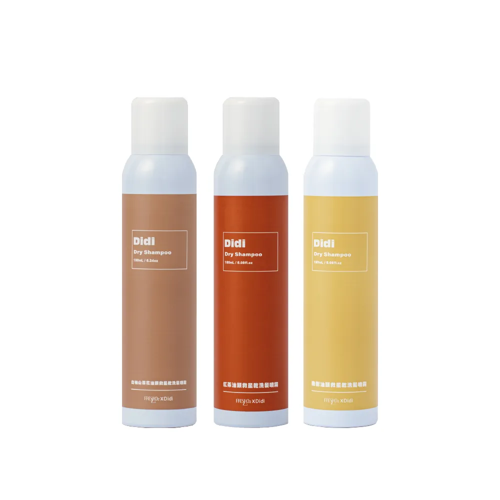 【FreshO2】油頭救星乾洗髮噴霧180mL 任選3入組 拯救油頭 快速去油 輕盈蓬鬆 根源控油 Didi蒂蒂聯名推薦