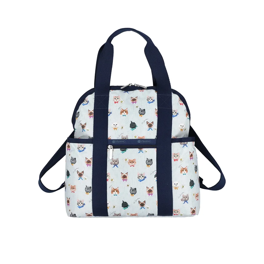 【Lesportsac】Double Trouble Backpack 手提兩用後背包 媽媽包 送禮 禮物 推薦 女包(晴空貓語)