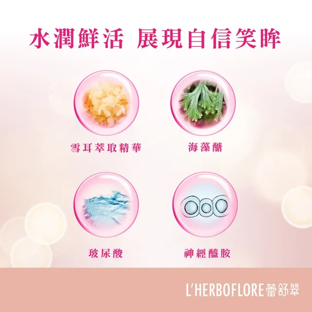 【L’HERBOFLORE 蕾舒翠】買一送一★特選雪耳眼膜 8ml 100片（明眸亮眼/撫潤細紋）