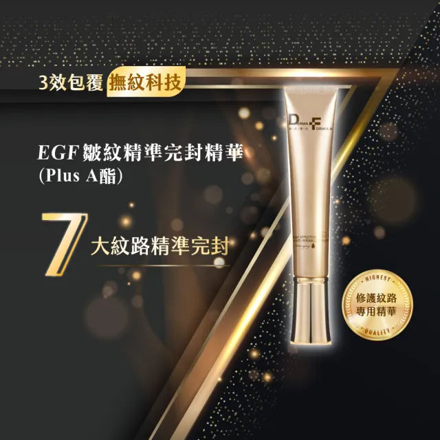 【DF 美肌醫生】EGF皺紋精準完封精華 (plus A酯）15ml 二入組