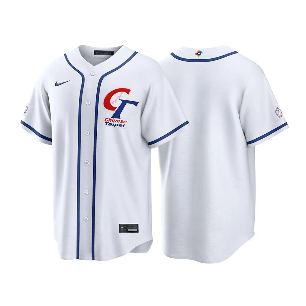 【NIKE 耐吉】Chinese Taipei 經典球衣 白 RE26-0GZ1-WBF-UFA
