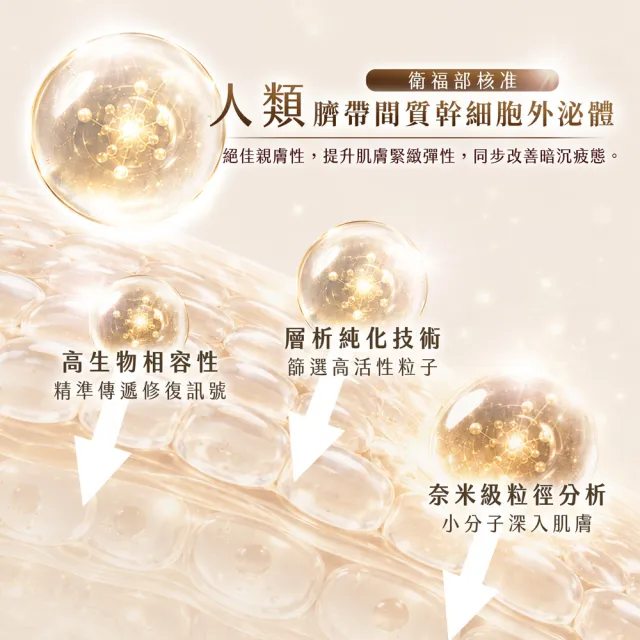 【AMIINO 安美諾 】外泌體抗老精萃30ml(陳美鳳推薦/人類外泌體/修復/穩膚/抗老精華液)