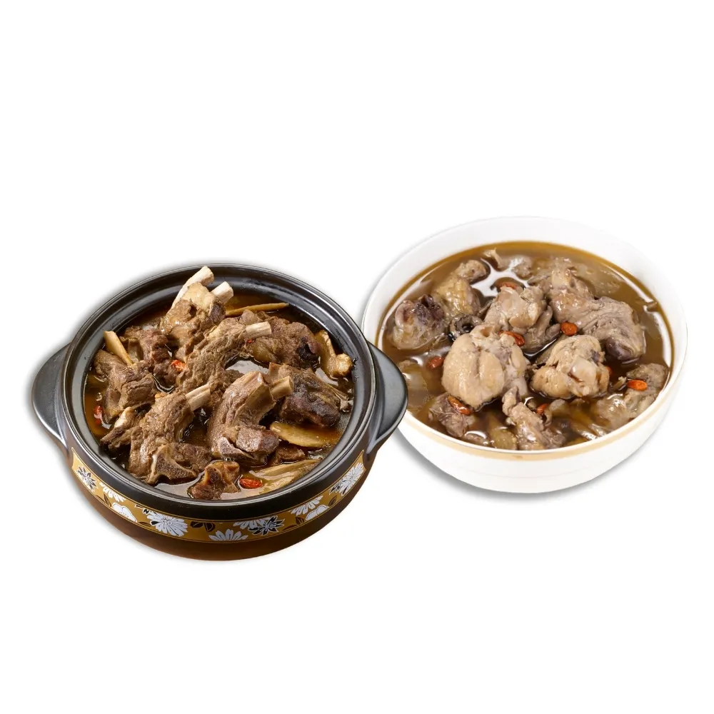 【饗城】秋冬暖品- 麻油雞 羊肉爐 共2入任選組(饗城 麻油雞 羊肉爐)