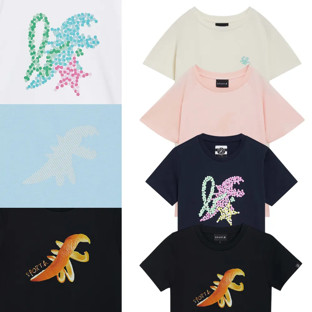 【agnes b.】Sport b. 女裝 logo 短袖 T恤 多款任選