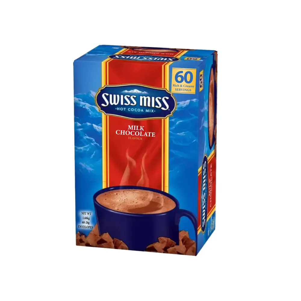 【SWISS MISS】即溶可可粉X2盒(28g×60包X2盒)