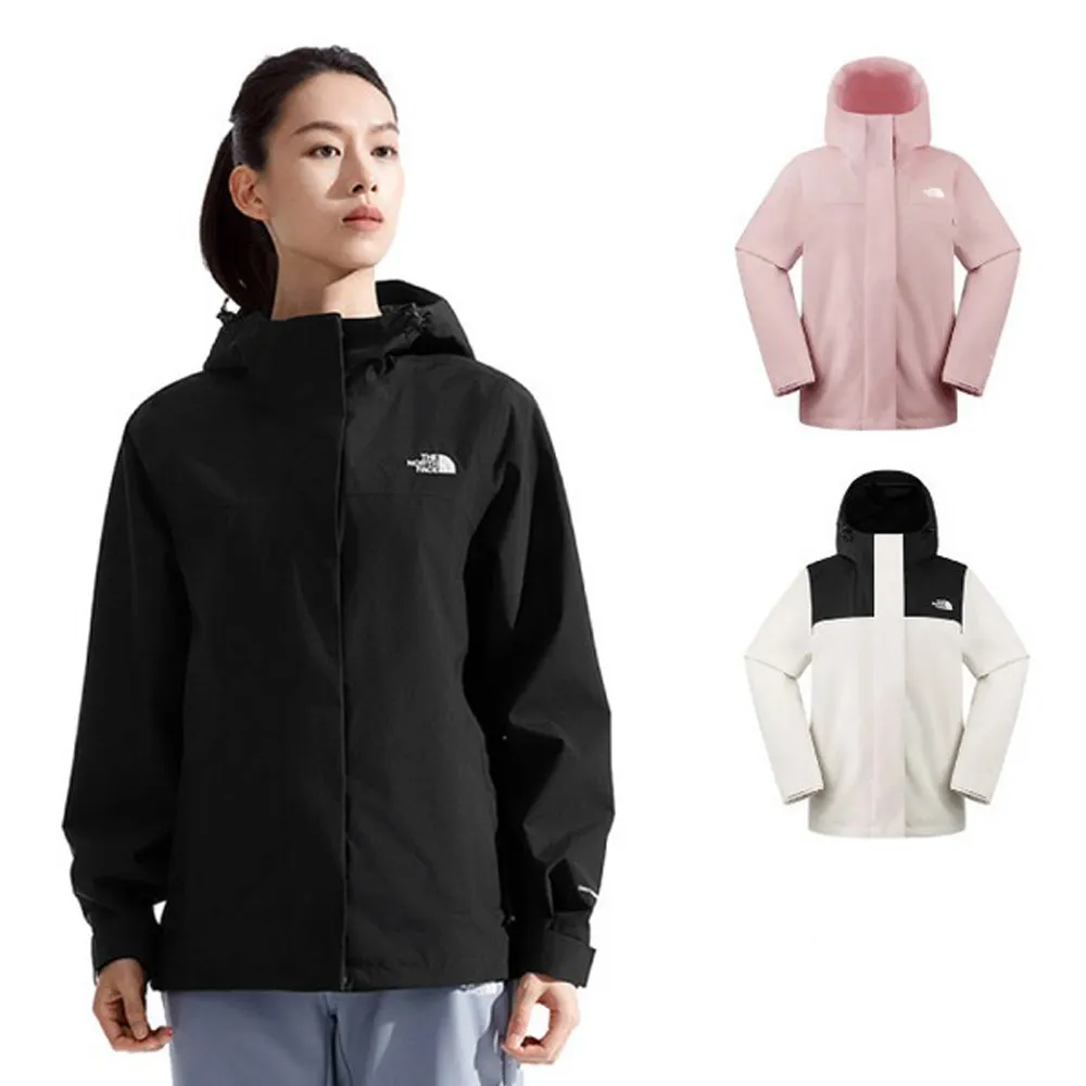 【The North Face】女 SANGRO 3效能防風防水透耐磨連帽外套夾克(可套件內件).DRYVENT 機能風雨衣遊/ 8DX8