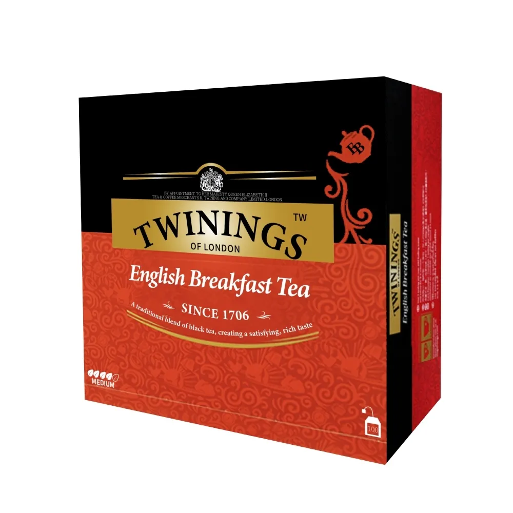 【Twinings 唐寧茶】英倫早餐茶x2盒(2gx100入/盒)