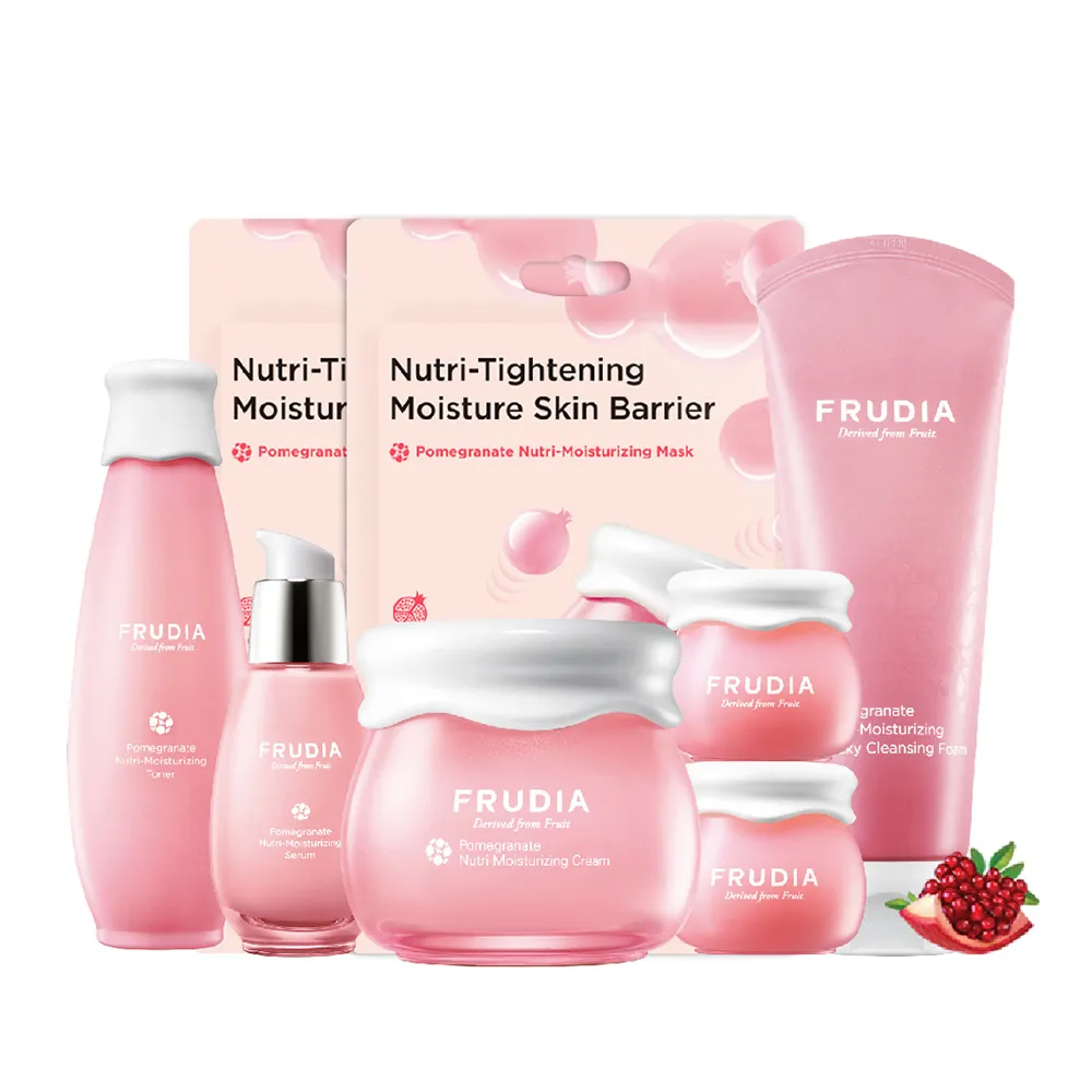 【FRUDIA】石榴彈潤抗皺限量組合(全套抗皺緊緻拉提↘下殺5折)