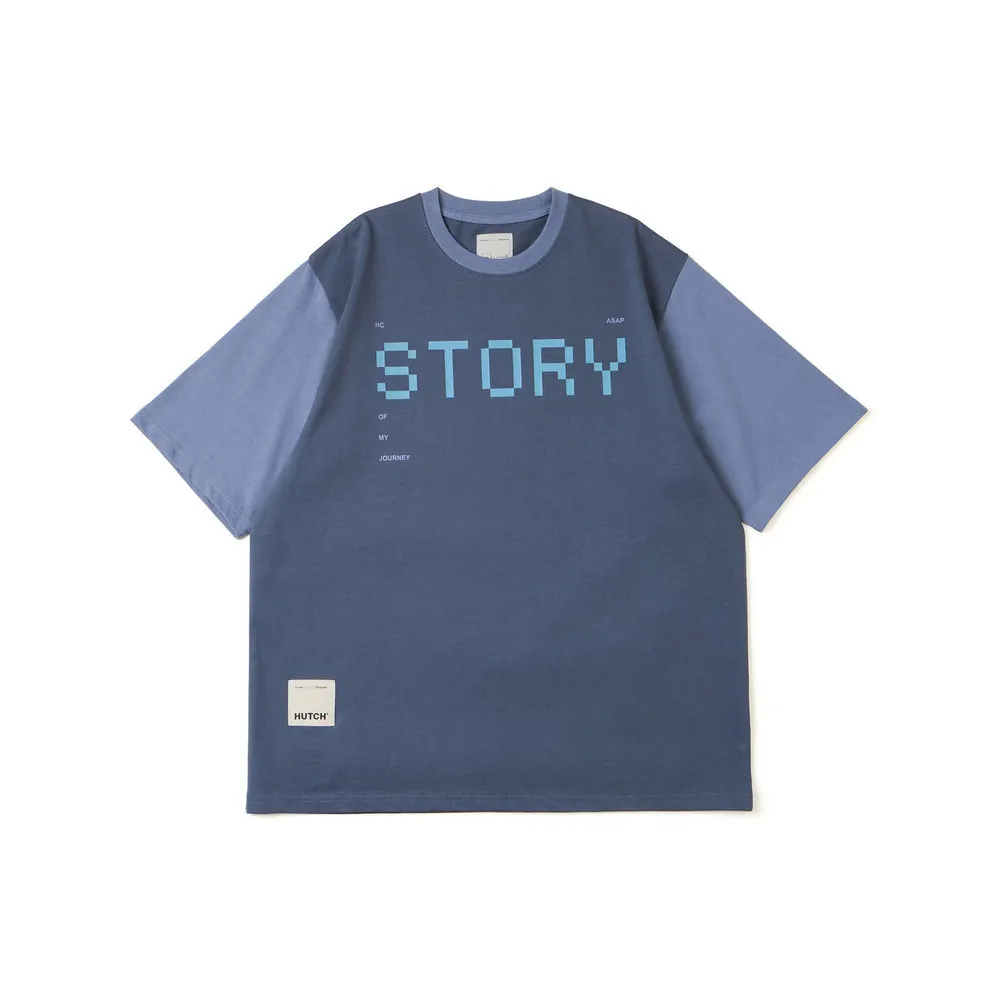 【HUTCH】Sorona® Tee 男 T恤 運動上衣 休閒短袖 藍(TS010-25-BLU)
