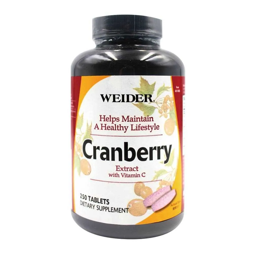 【WEIDER 威德】蔓越莓錠(250錠)