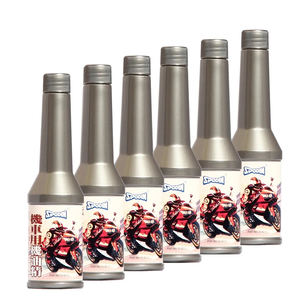 【SPODIN 司伯汀】鉬元素機車機油精100ml(6入優惠組)