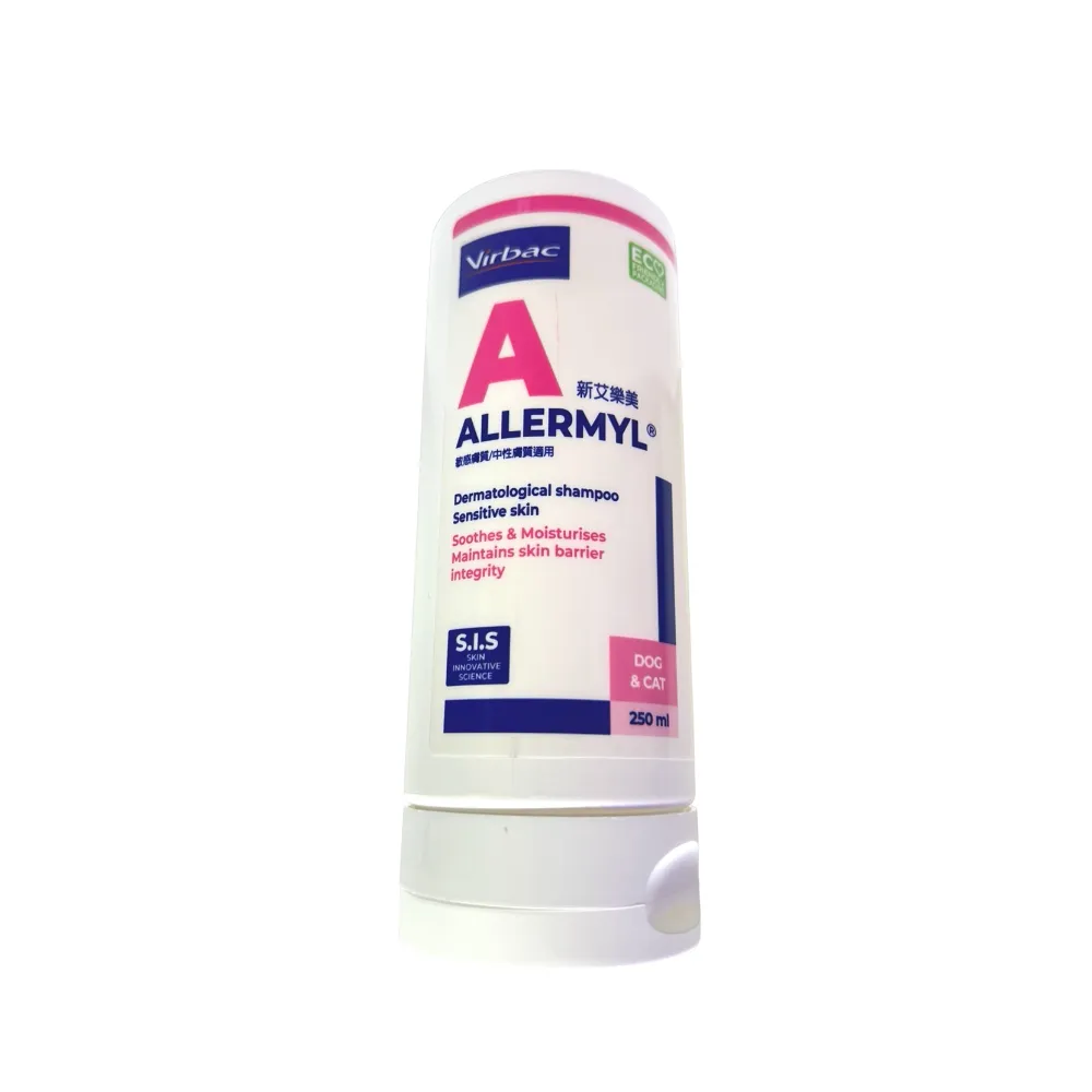 【Virbac 維克】Allermyl ☆新艾樂美洗毛精 250ml(低刺激 洗毛精 皮膚 貓犬適用)