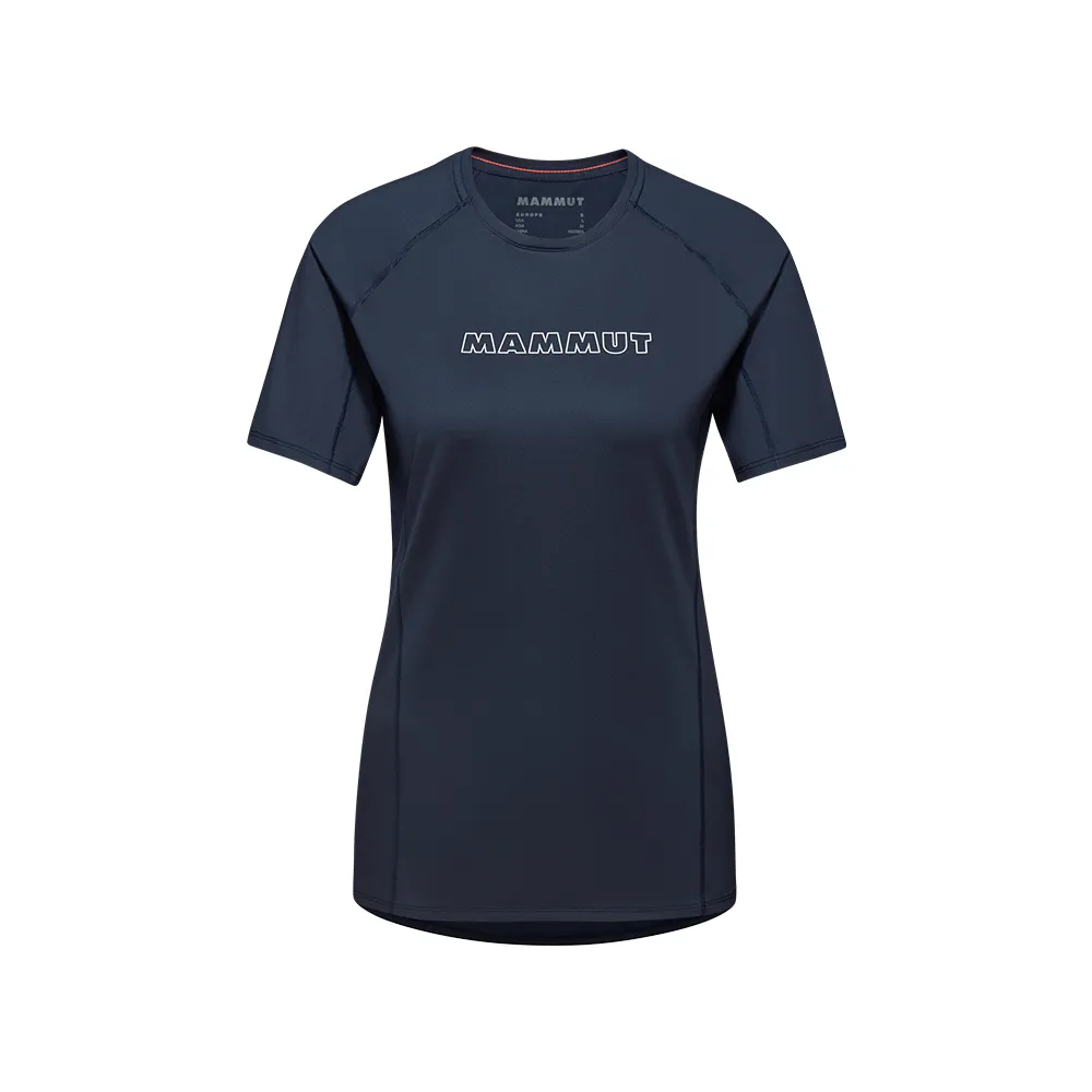 【Mammut 長毛象官方直營】Selun FL Logo T-Shirt W 機能LOGO短袖T恤 海洋藍 女款 #1017-05060