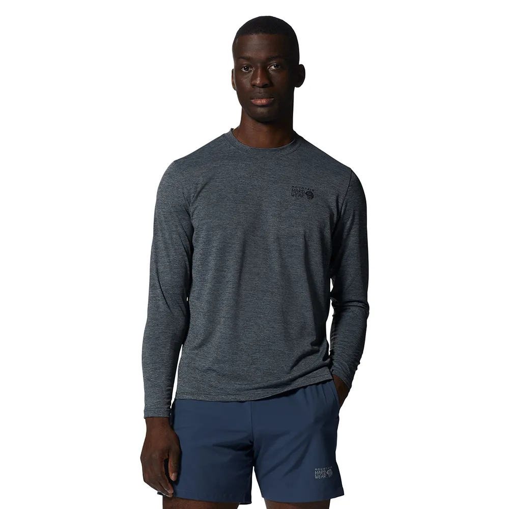 【Mountain Hardwear】Sunblocker  Long Sleeve Men 防曬長袖排汗衣 男款 深風暴灰 #2027871