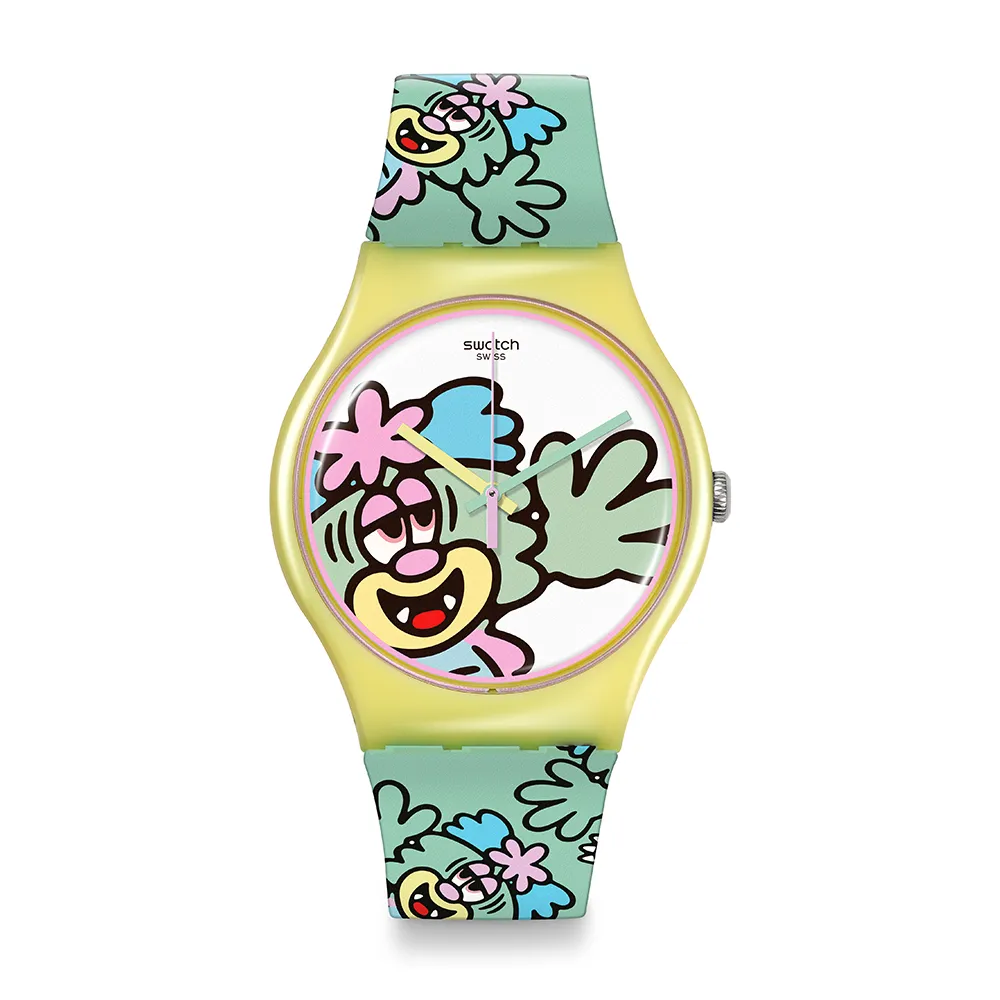 【SWATCH】VISTY BY VERDY 經典手錶/男錶/女錶/瑞士製造 SO29Z140(41mm)
