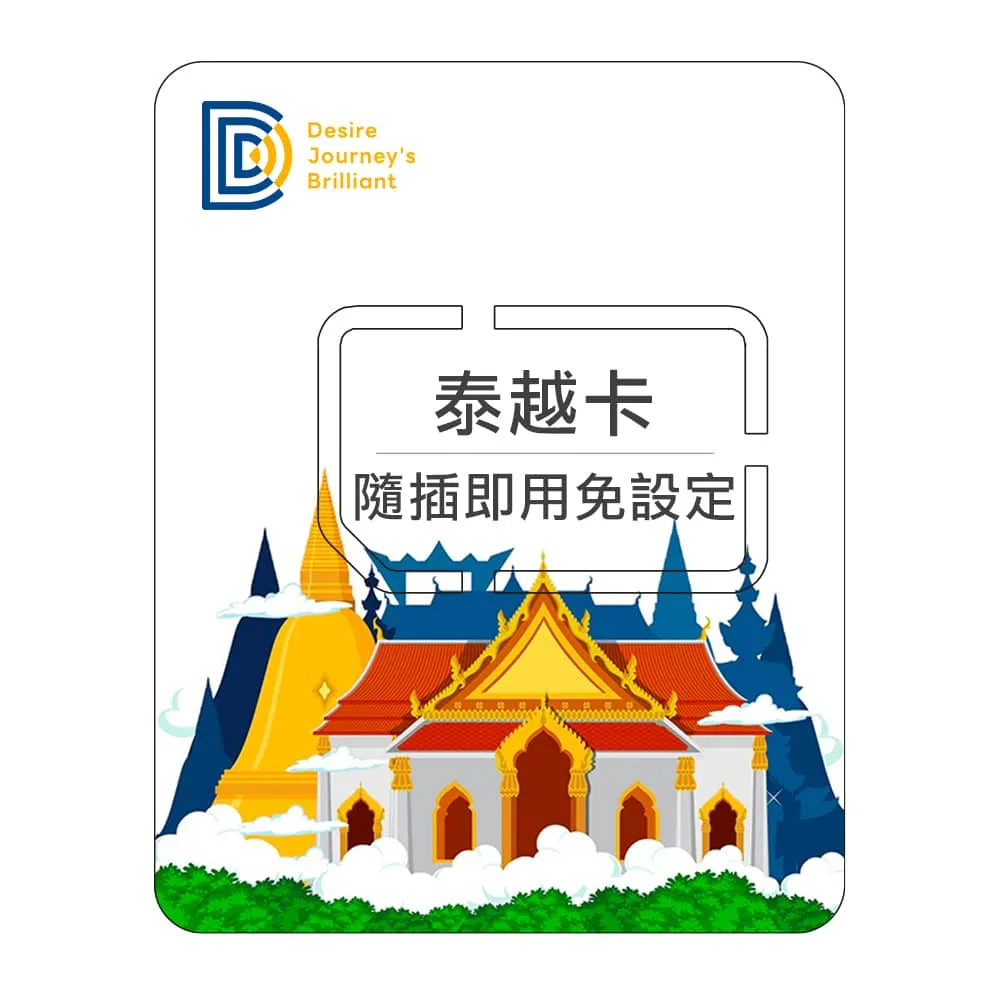 【DJB SIM】泰國 越南網卡 6天吃到飽不降速
