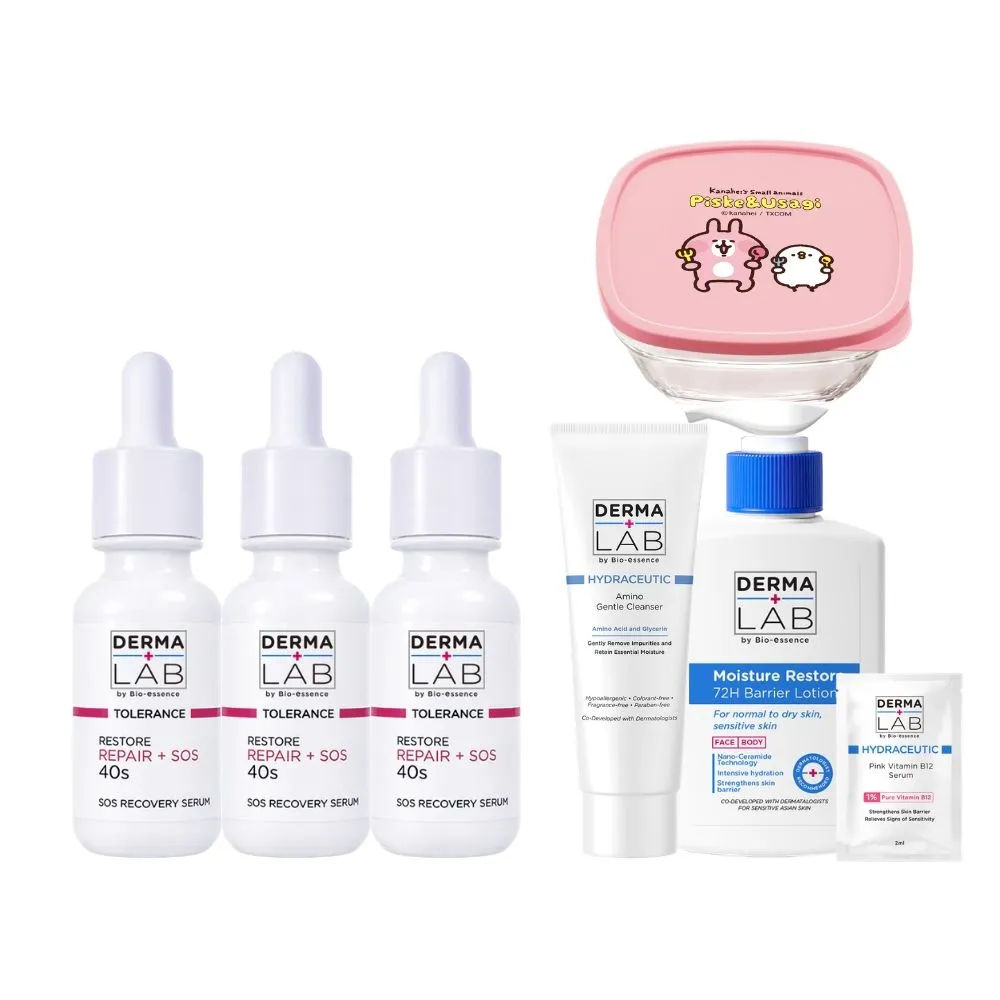 【DermaLab 德美醫研】SOS超能修護精華 30ml(3入組)