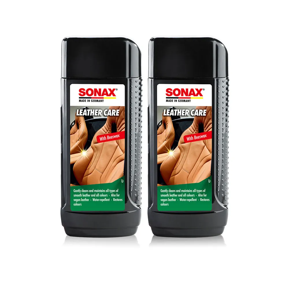 【SONAX】真皮活化乳兩入組 ｜頂級成分(皮革保養.內裝皮椅.皮椅保養.皮包保養.沙發保養)