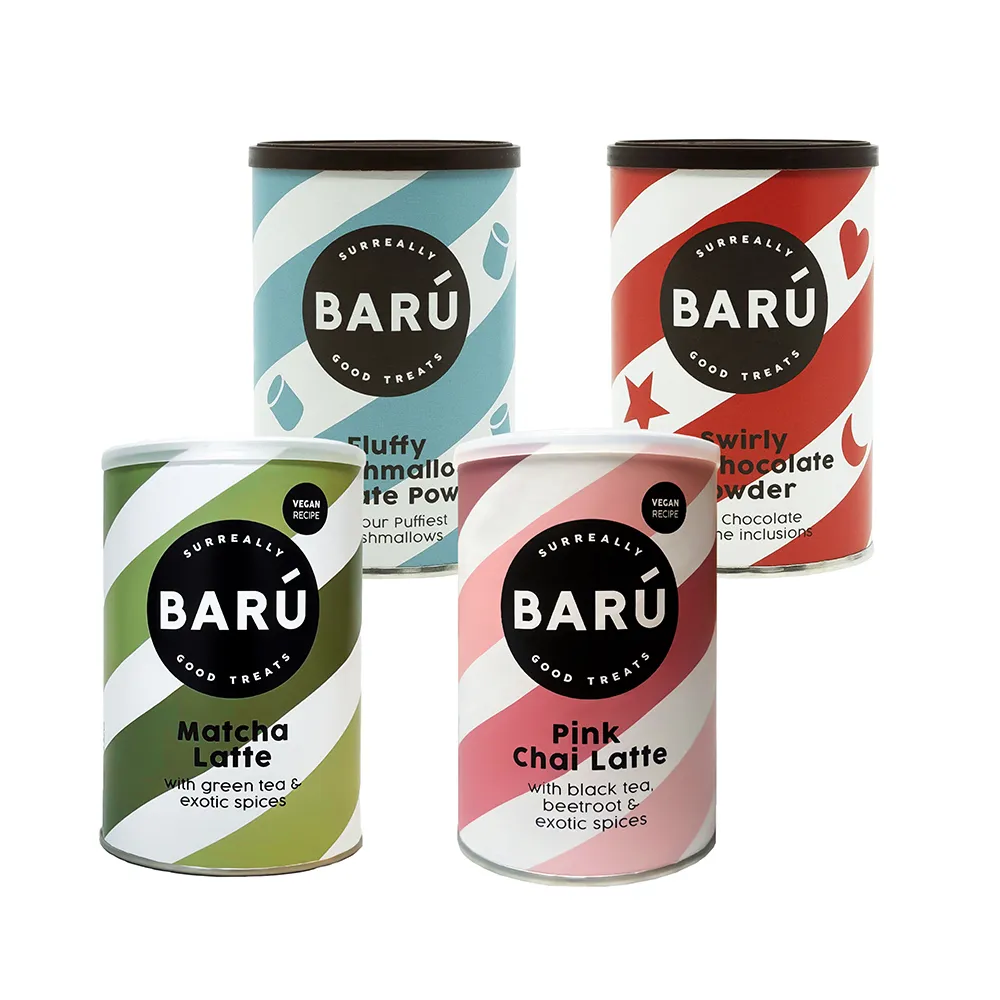 【PALIER】BARU飲品系列250g兩入組(雲朵棉花糖可可粉/繽紛巧克力可可粉/抹茶拿鐵/粉紅拿鐵)