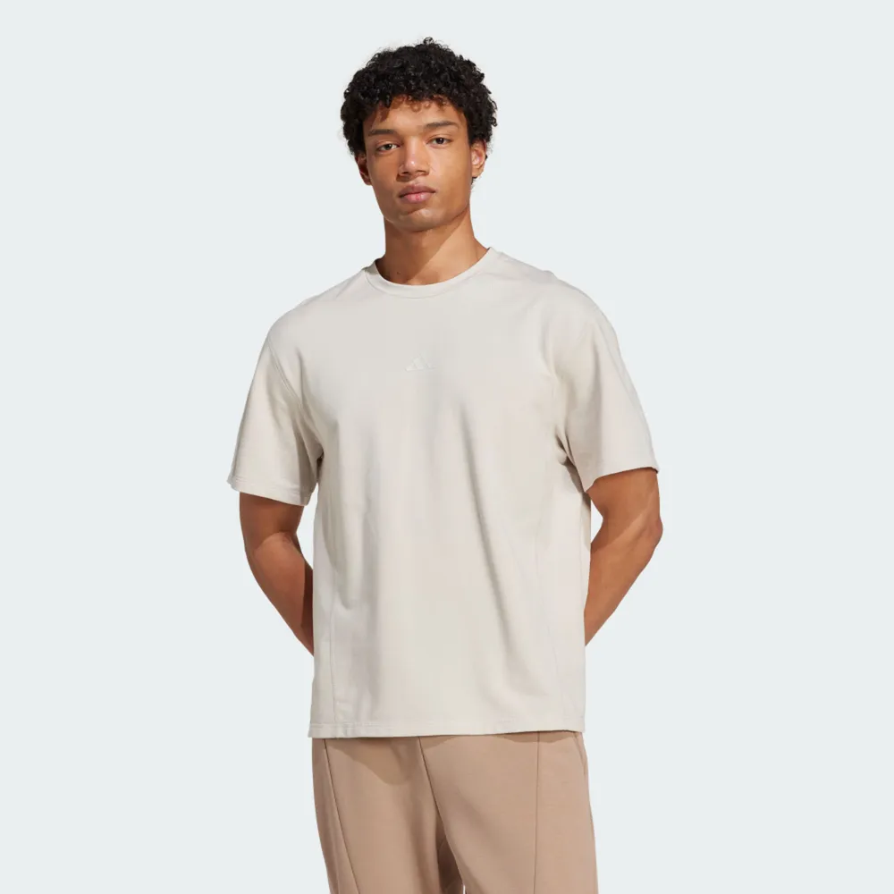 【adidas 愛迪達】愛迪達 D4t X Tee 男 T恤 運動上衣 休閒短袖 米 亞版(JX0705)