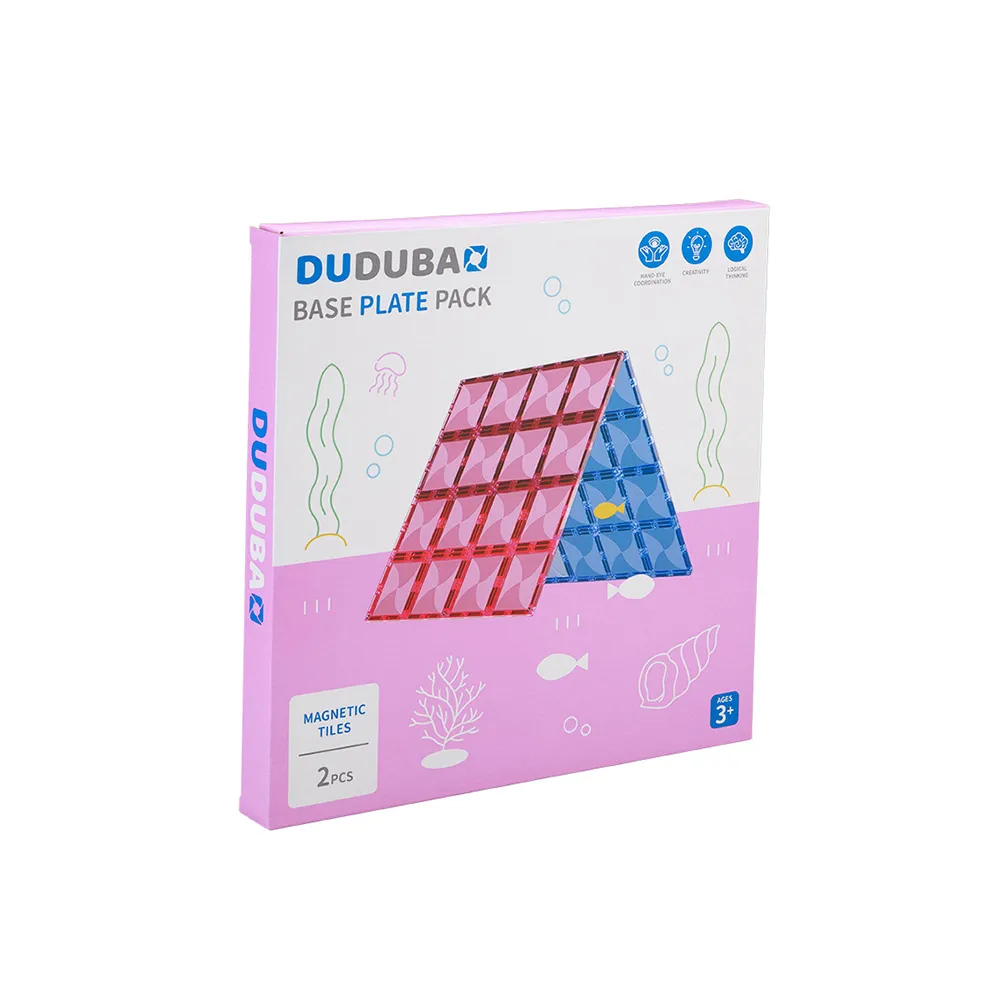 DUDUBAO五感繪本磁力片-大幫手（藍粉2片）