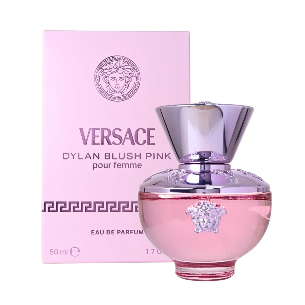 【VERSACE 凡賽斯】Dylan Blush Pink 粉嶼流光淡香精 EDP 50ml